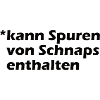 Kann Spuren von Schnaps enthalten