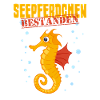 Hippocampe réussi nageurs précoces insigne