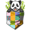 Panda in the pocket