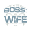 My boss my wife