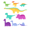 Typer af dinosaurer Dino