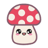 Toadstool Sweet Kawaii