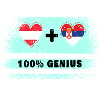 Austria and Serbia 100% Ingenious / Gift