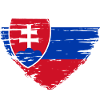 Slovaquie coeur drapeau blason