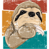 Zoo Tier Geschenk Faultier