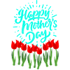 Bright Mother's Day Tulips