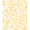 Hieroglyphics Orange