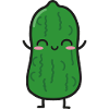 Sour Cucumber Funny Kawaii