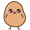 Patates Sourire Kawaii