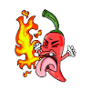 Funny Chili pepper - Peperoni