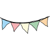 Pennant Garland _outline_black_pastel1