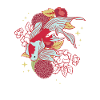 Koi Flowers Floral