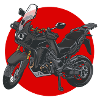 Africa Twin Enduro - japan black
