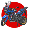 Africa Twin Enduro - japan blue