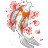 Koi Fish Flowers Flowers