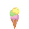 Ice Cream Triple Scoop