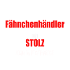 Fähnchenhändler mit Stolz