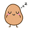 Patates Dormant Kawaii
