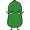 Sour Cucumber Funny Kawaii