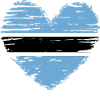 Drapeau drapeau du Botswana