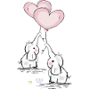 Elephants with heart