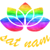 sat nam with lotus rainbow