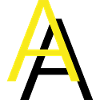AA Yellow Black Letters Letters