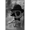 bulldog mustache bowler hat
