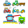 Moissonneuses-batteuses Tracteurs Enfants