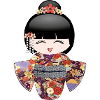 happy kokeshi
