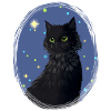 Black Cat Stars Hollyleaf Thistle Leaf Stars