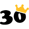 30 corona 30 ° compleanno 30 anni
