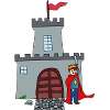 Knight and castle