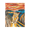 El grito Edvard Munch Funny Cats Parodia