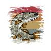 Pike Fishing Retro