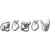 Hand-talk silence fox