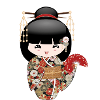kokeshi fächer