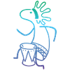 Batteur kokopelli
