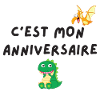c'est mon anniversaire dinosaure