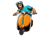 Scooter Mofa Moped Roller