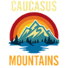 Caucasus Mountains Sunset