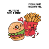 Burger And Fries Burger Gift