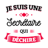 SECRÉTAIRE QUI DÉCHIRE
