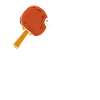 Tischtennis zweideutiger Spruch Noppen Schläger