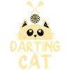 Dartspieler Katze