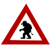 Troll danger sign