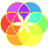 Multi-coloured Omraam Life