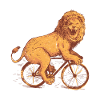 LION DE BICYCLETTE