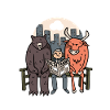 Bull And Bear - Funny Crypto/Stocks