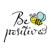 Be Positive Bee Motif